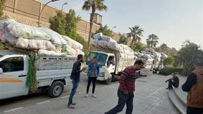 شركة حلوان للأسمدة تتبرع بـ 2500 لحاف فايبر و25 أسطوانة أكسجين