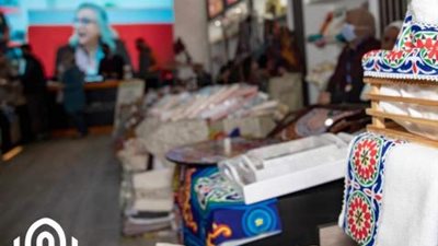 بالصور.. بنك القاهرة يشارك في معرض البازار للمشغولات اليدوية