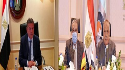 توفيق ومرسي والتراس يشهدون توقيع بروتوكولات تعاون في مجال توريد الأخشاب