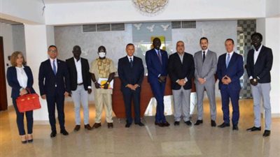 وزير استثمار جنوب السودان يزور ايجيبت سات تليكوم لبحث سبل التعاون