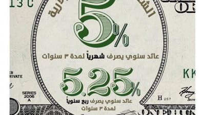 بعائد يصل إلى 5.25%.. تفاصيل الشهادة الدولارية من بنك التعمير والإسكان