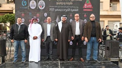 المهندس شريف العجمي فخور بمشاركة 300 لاعب ولاعبة في نهائي دوري شاي ربيع للقهاوي تحت رعاية وزير الشباب والرياضة
