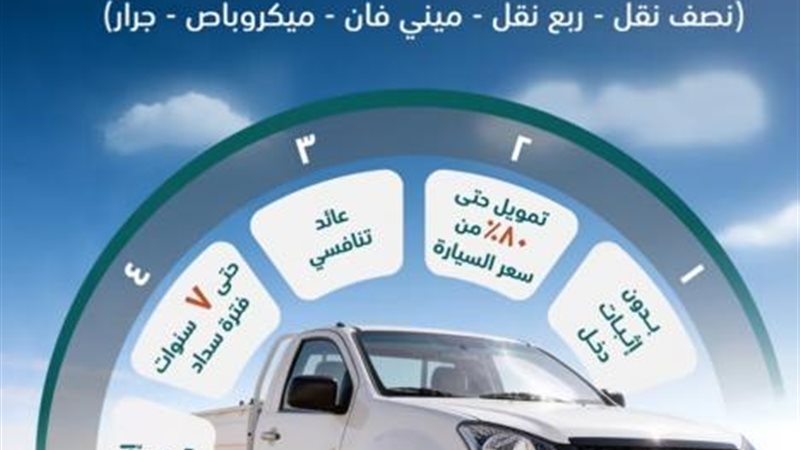 قرض السيارات المهنية