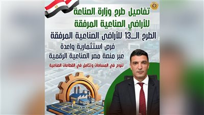طرح 1272 قطعة أرض صناعية مرفقة عبر منصة مصر الصناعية الرقمية في 23 محافظة