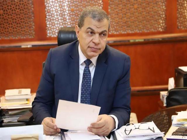 وزير القوي العاملة محمد سعفان