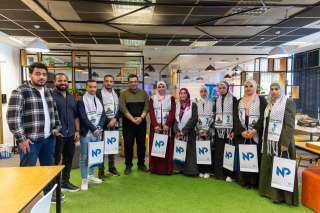 وفد فلسطيني يزور مبادرة رواد النيل للإستفادة من تجربتها في دعم رواد الأعمال