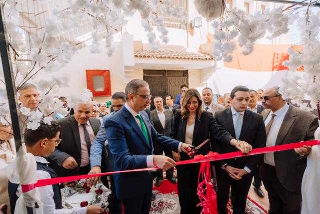 بنك التعمير والإسكان يفتتح مبنى رياض الأطفال بمدرسة النور للمكفوفين بمحافظة الفيوم