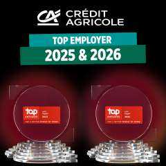 بنك كريدي اجريكول مصر يحصل على شهادة «أفضل جهة عمل» من المؤسسة العالمية Top Employers عن عامي 2025 و 2026